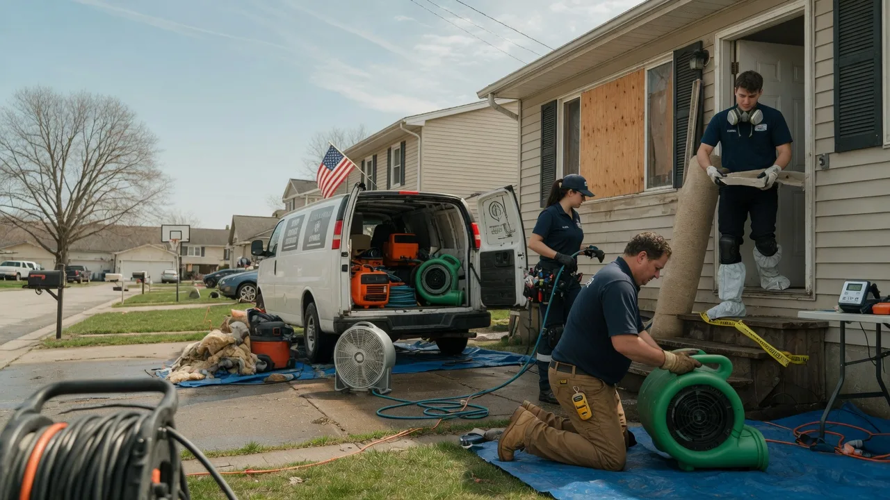 Water Damage Restoration in Godfrey, IL near me